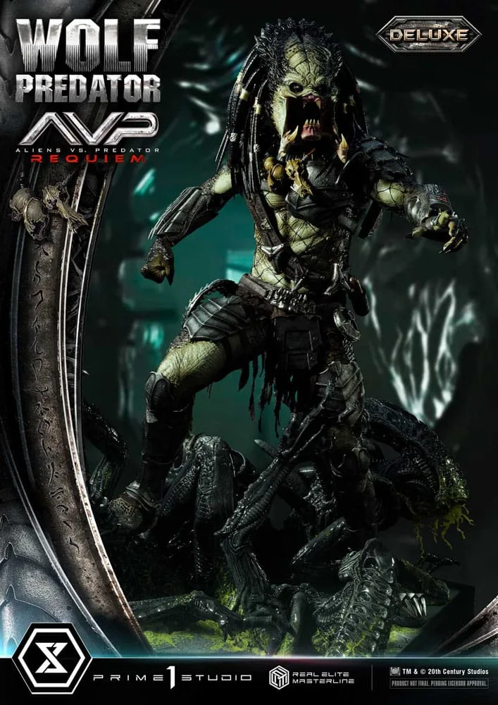 Alien vs. Predator Beeld – Wolf Deluxe Bonus Version 95 cm 8