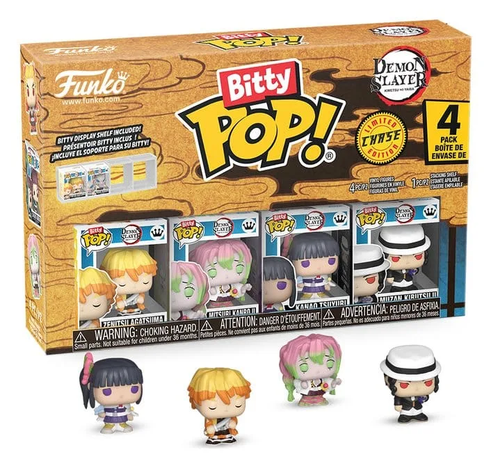 Demon Slayer Bitty POP! Figures – Zenitsu 4-Pack 2.3 cm