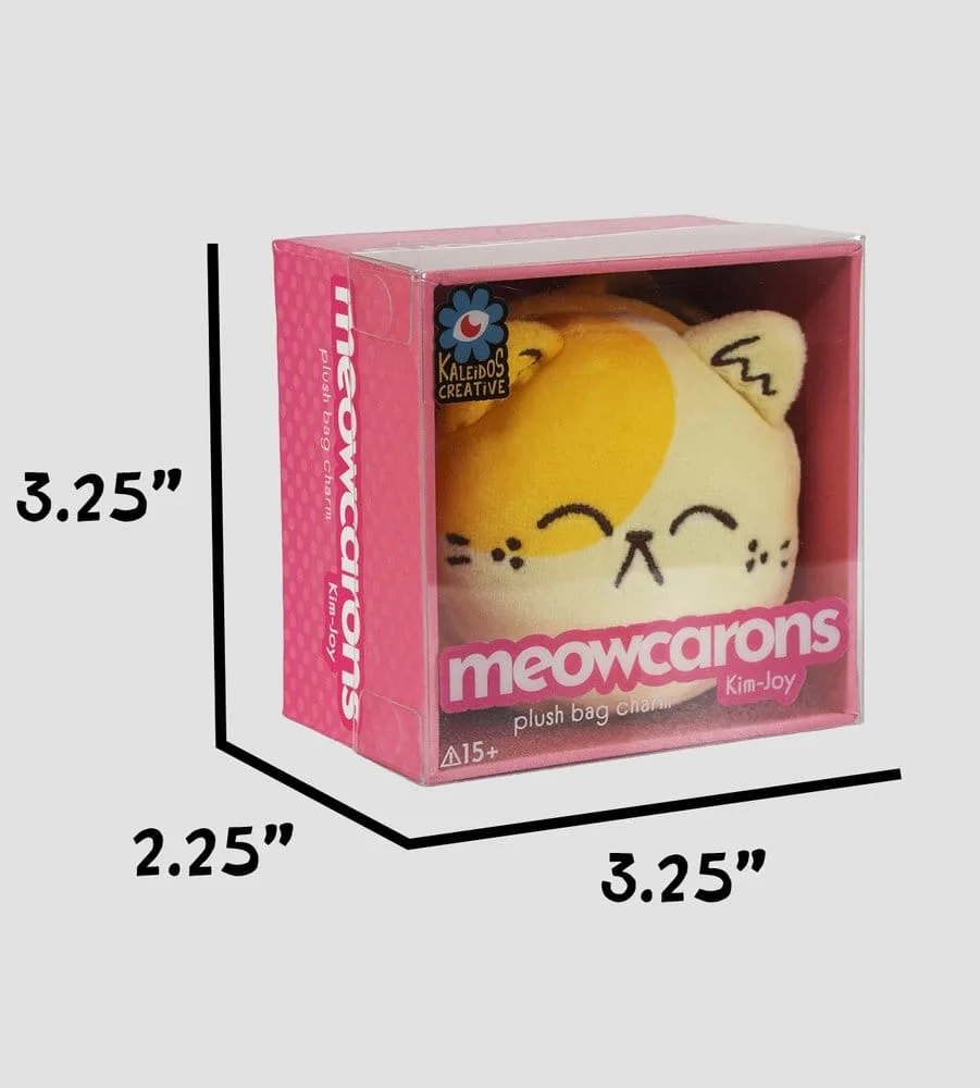 Meowcaron Plush Bag Charm – Smile 7 cm 5