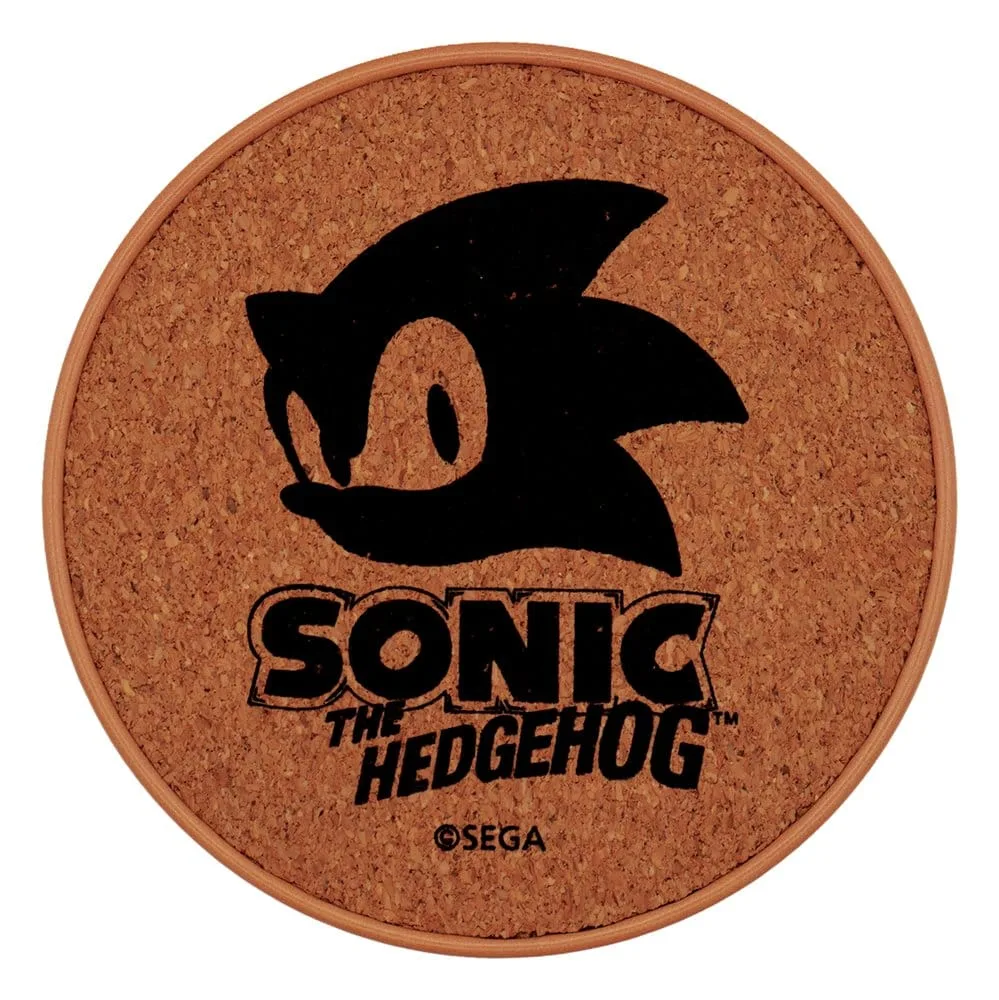 Sonic the Hedgehog Untersetzer – 4 Spielorte 89 mm 2