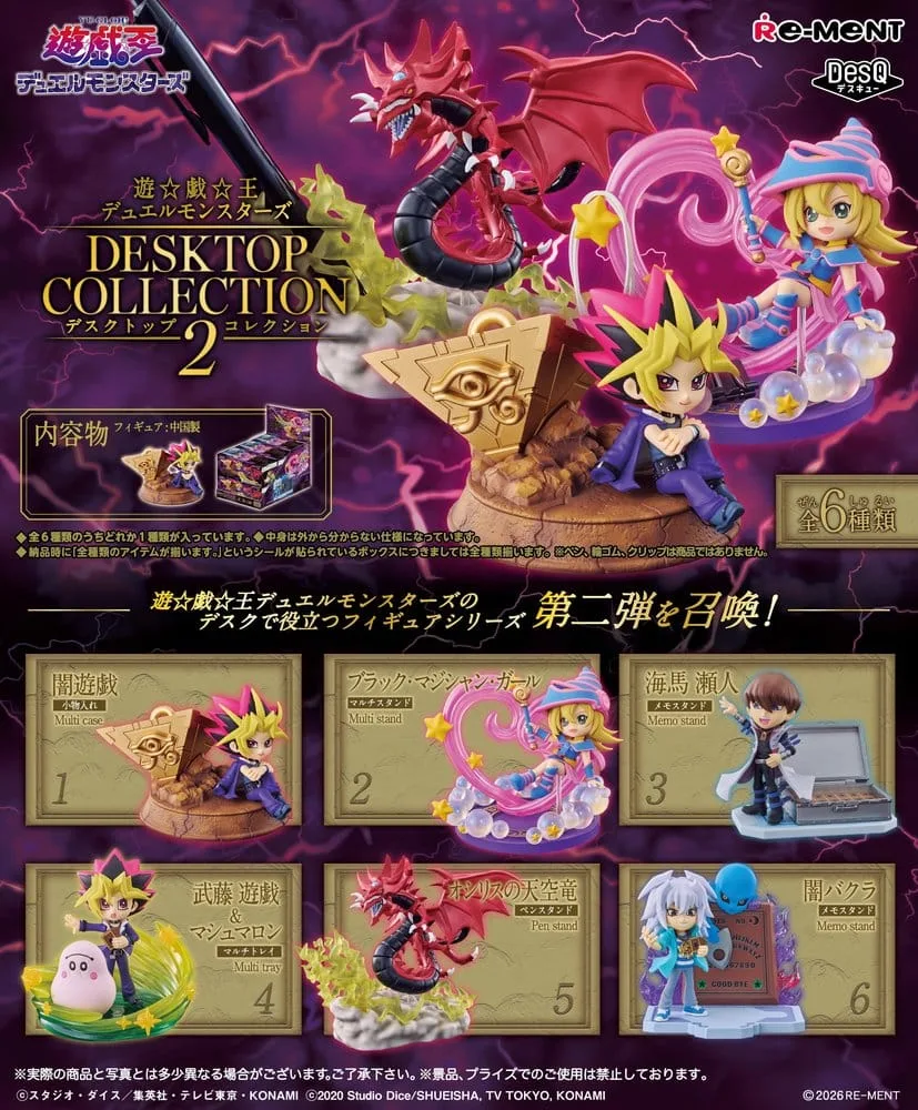 Yu-Gi-Oh Mini Figures – Desktop Collection 2 Display of 6