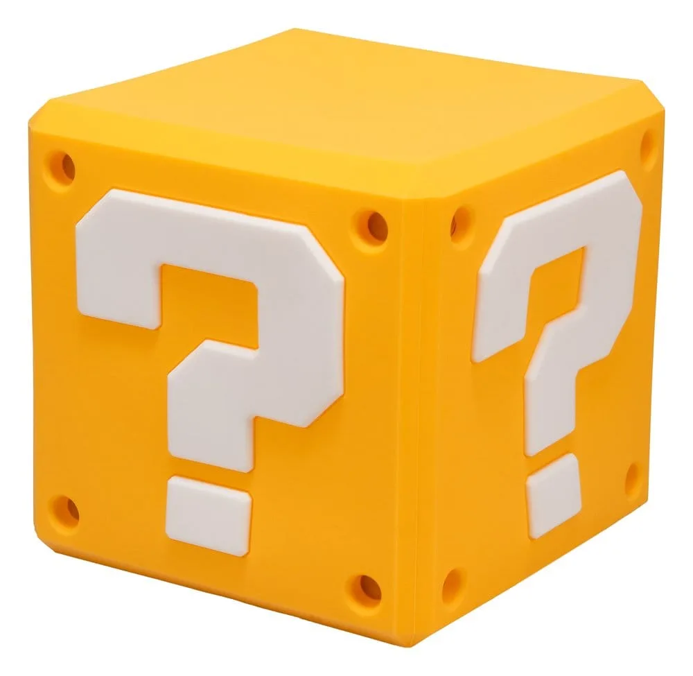 Super Mario Light – SquishyGlo Question Block 13 cm 1