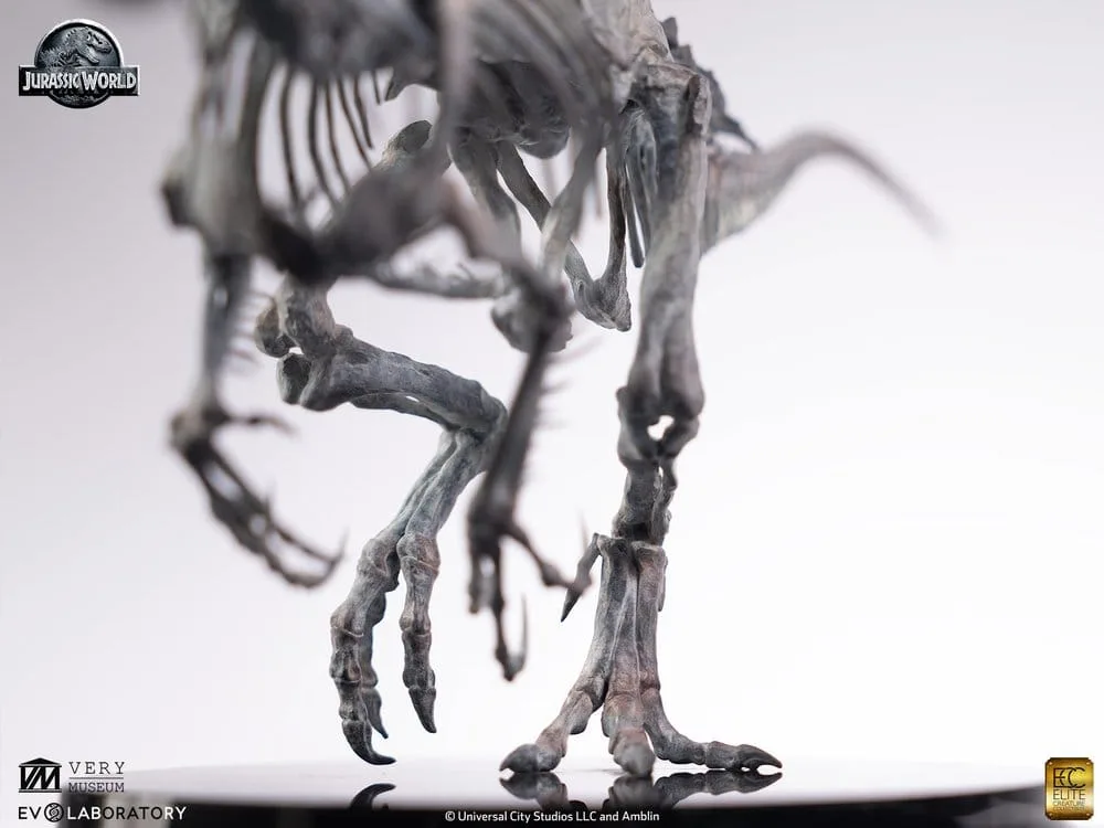 Jurassic World Statue – Indominus Rex Skeleton Bronze 24 cm 12