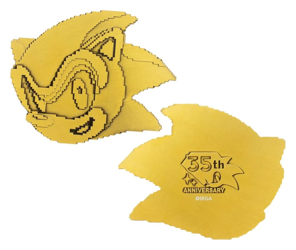 Sonic the Hedgehog Medallion Set – 35th Anniversary Then & Now 7