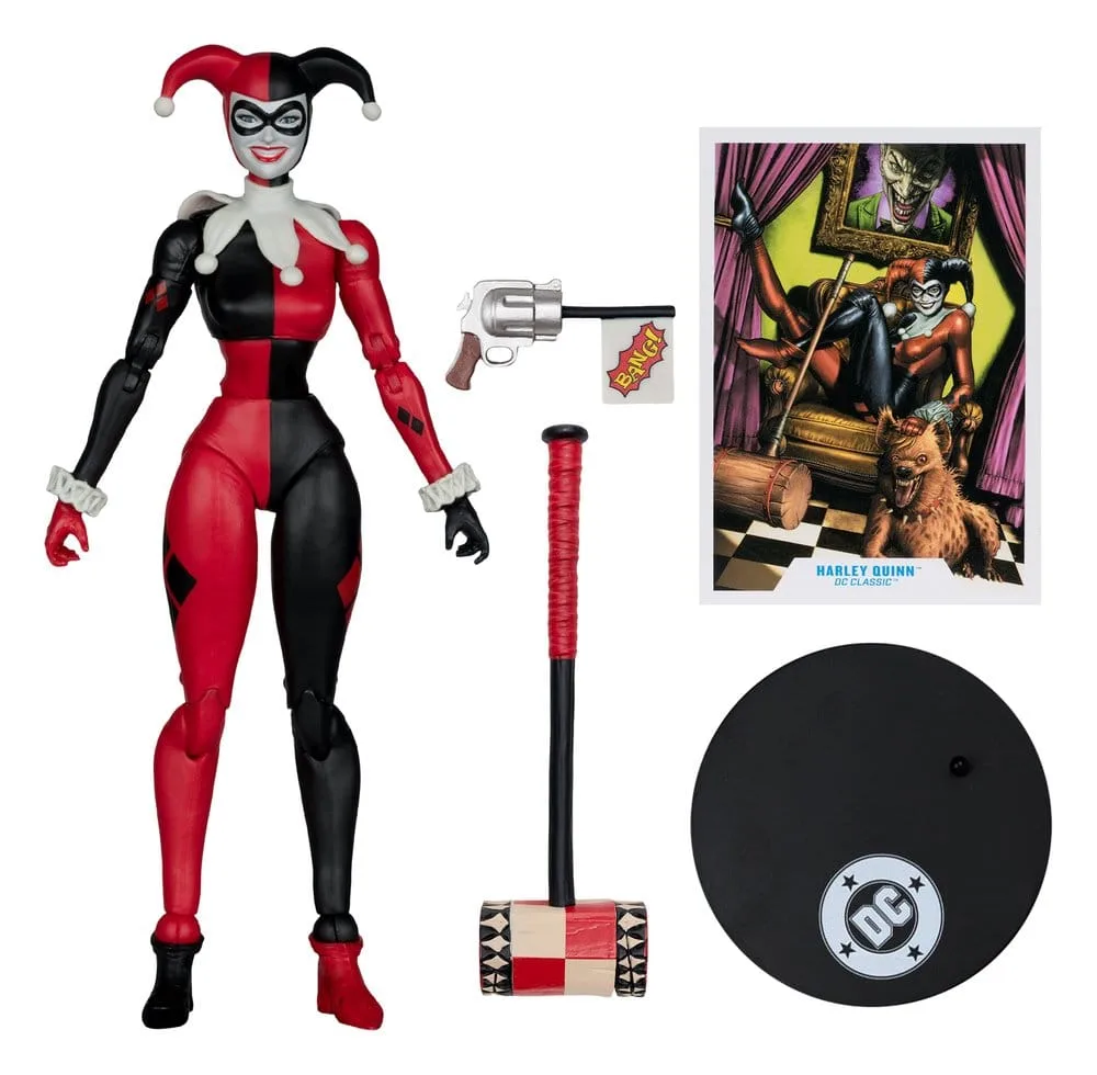 DC Action Figure – Harley Quinn Classic Gold Label 18 cm 2