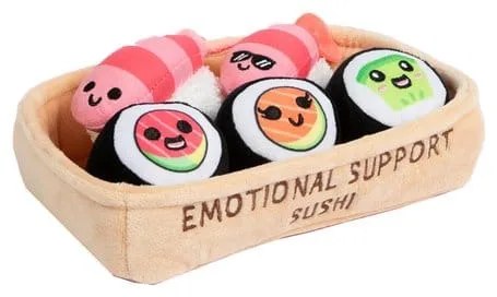 Relatable Emotional Support Plush Figure – Sushi