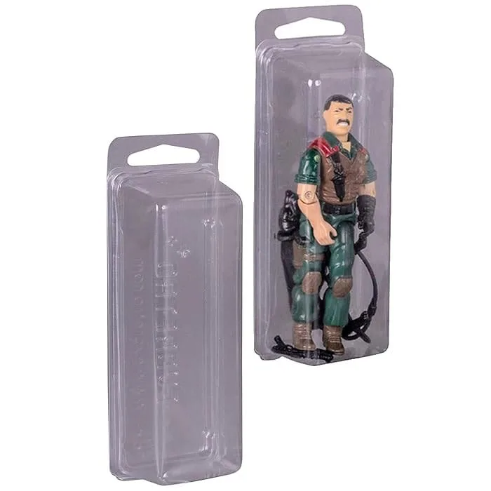 Action Figure Protectors – EVORETRO PET Clamshell 50-Pack