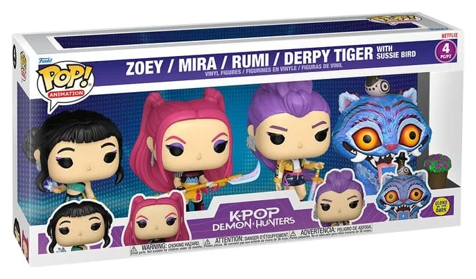 KPop Demon Hunters Mini Figures – Bitty Pop 4-Pack 2 cm 2