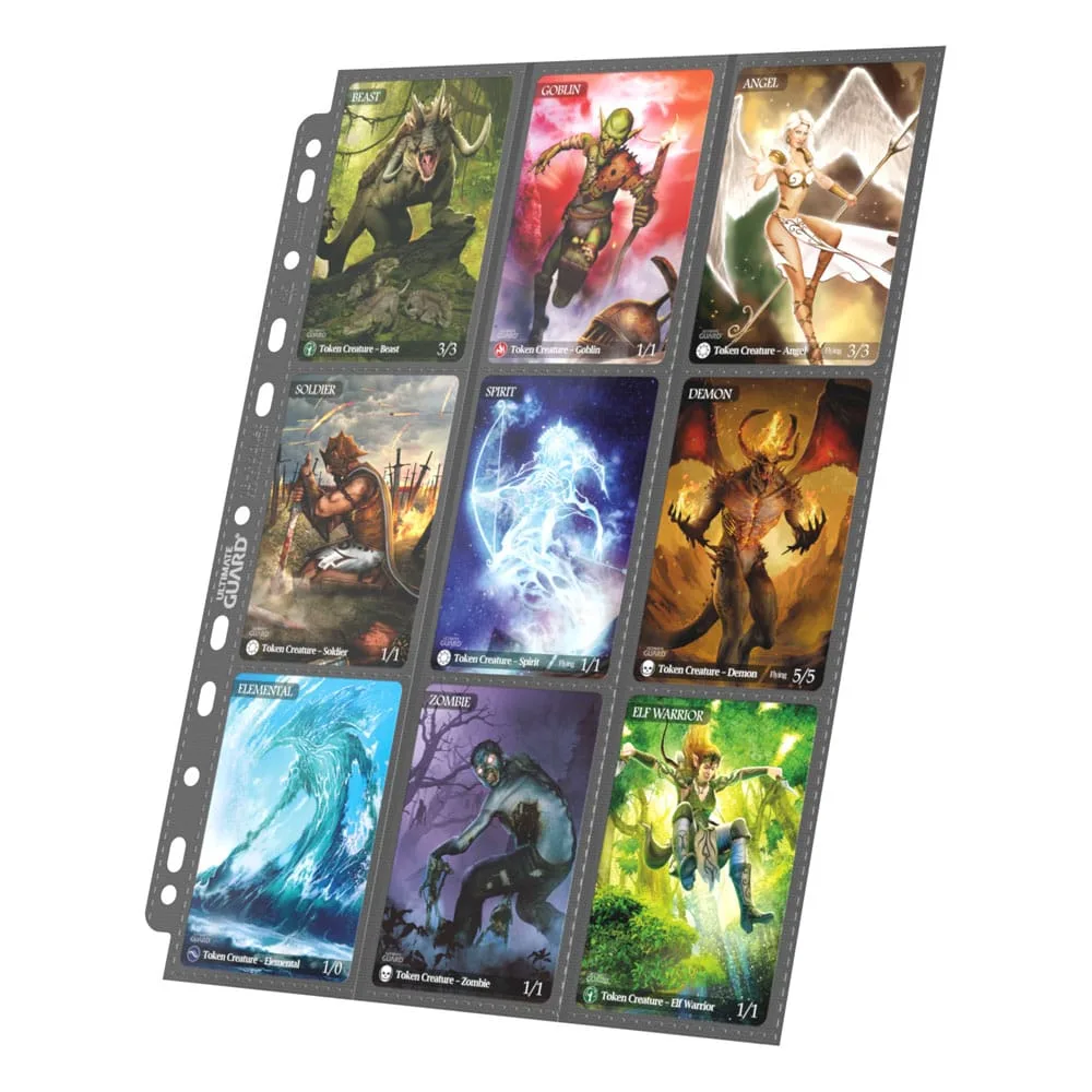 Ultimate Guard Binder Pages – Grey 18-Pocket Side-Loading 10-Pack 5