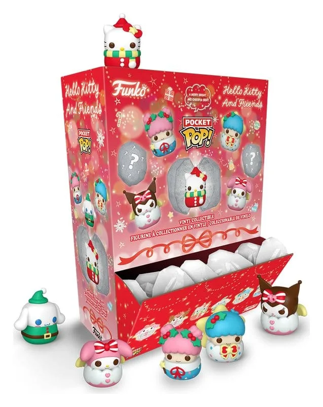 Sanrio Mini Figures – Pocket Pop Snowballs Display of 12 4 cm