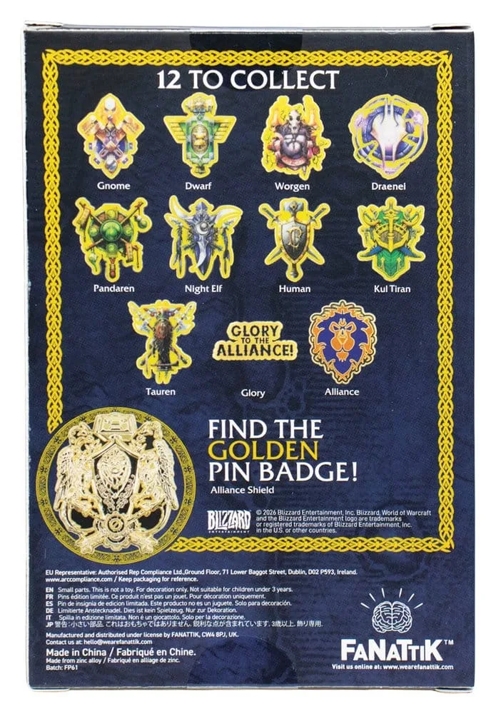 World of Warcraft Pin Badges – Alliance 12 Blind Box Display 15