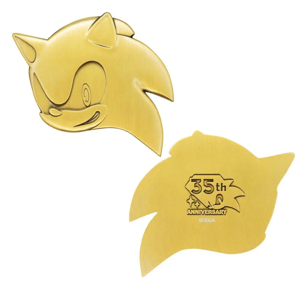 Sonic the Hedgehog Medallion Set – 35th Anniversary Then & Now 2