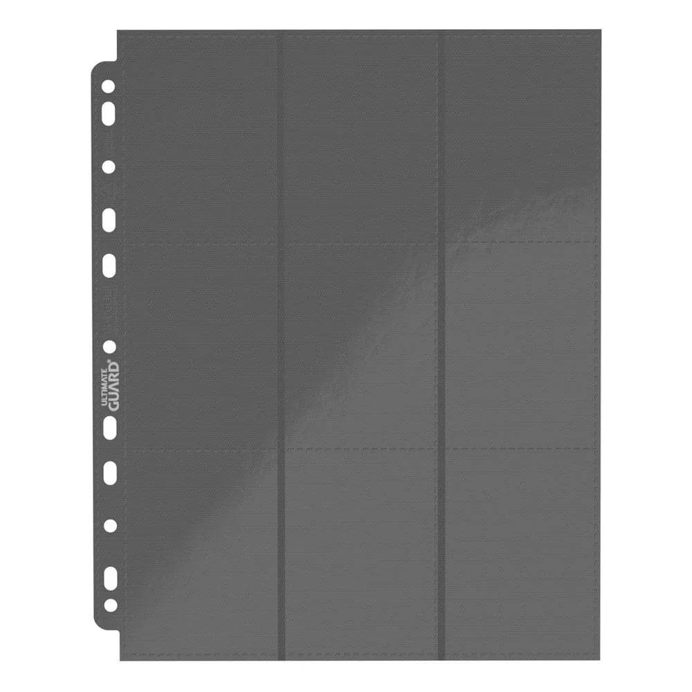 Ultimate Guard Binder Pages – Grey 18-Pocket Side-Loading 10-Pack 6