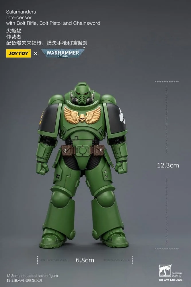 Warhammer 40,000 Action Figure – Salamanders Intercessor 12.3 cm 10