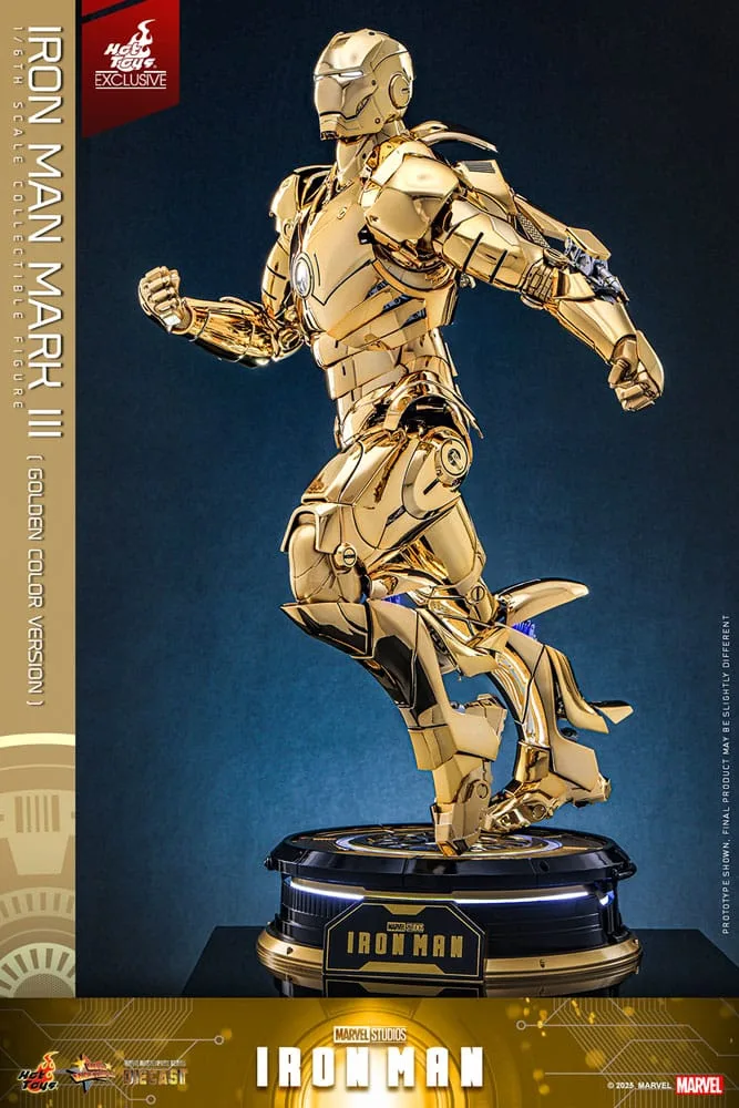 Iron Man Action Figure – Mark III Gold Version 1/6 33 cm 4