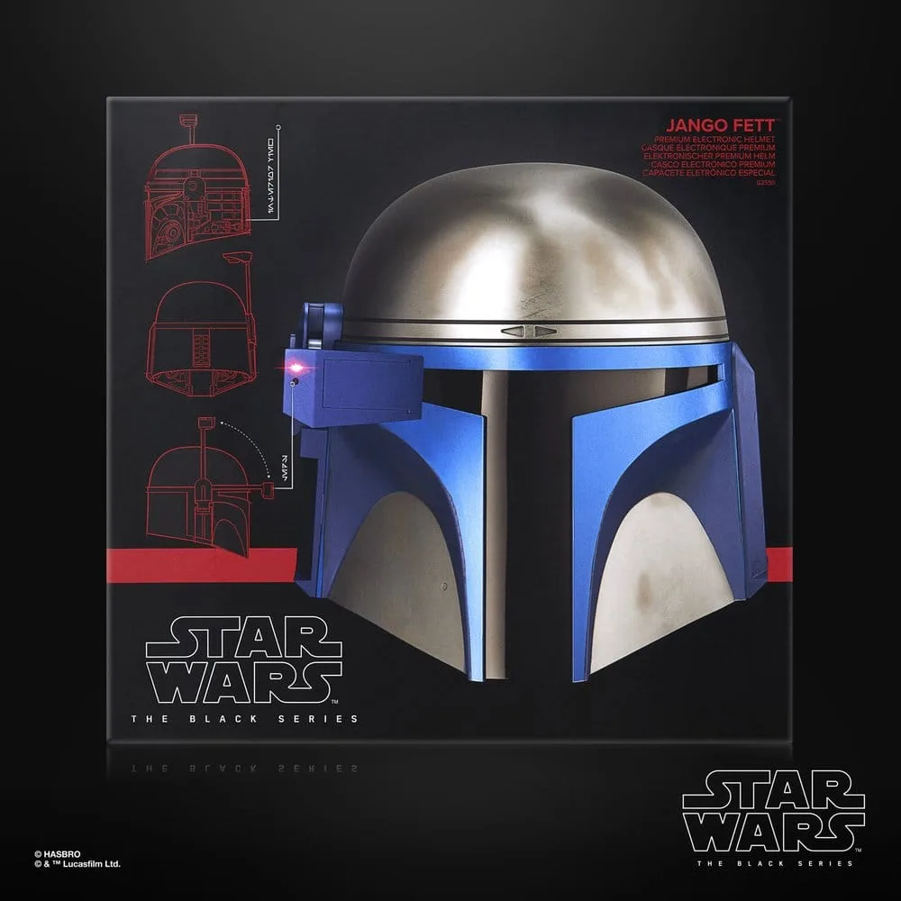 Star Wars Electronic Helmet – Jango Fett Black Series 13