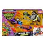 TMNT Action Figure – Rocksteady with Chopper 12 cm 2