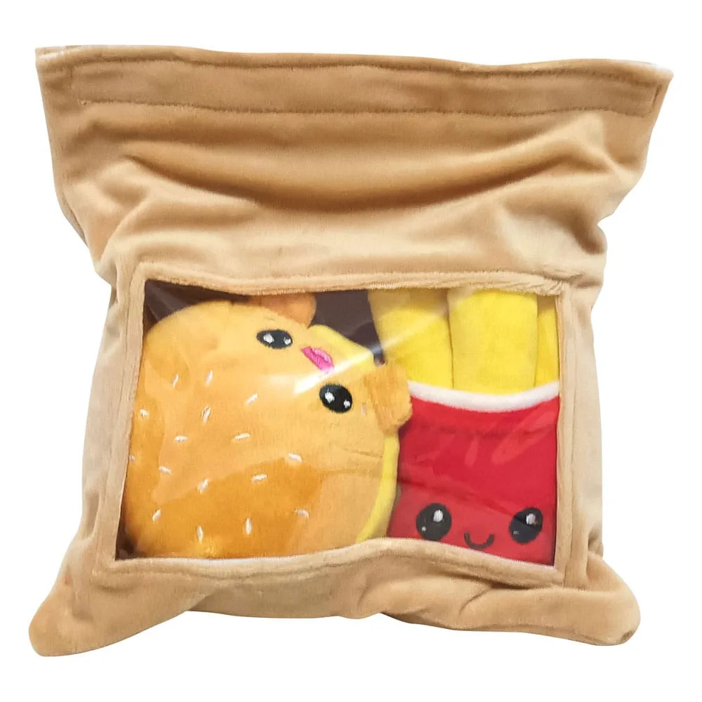 Yummis Together Plush Set – Burger and Fries with Bag