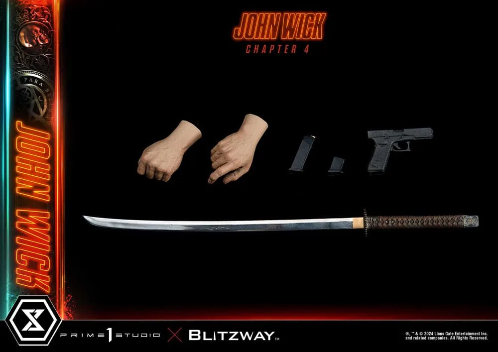 John Wick Chapter 4 Statue – Deluxe Bonus Version 54 cm 22