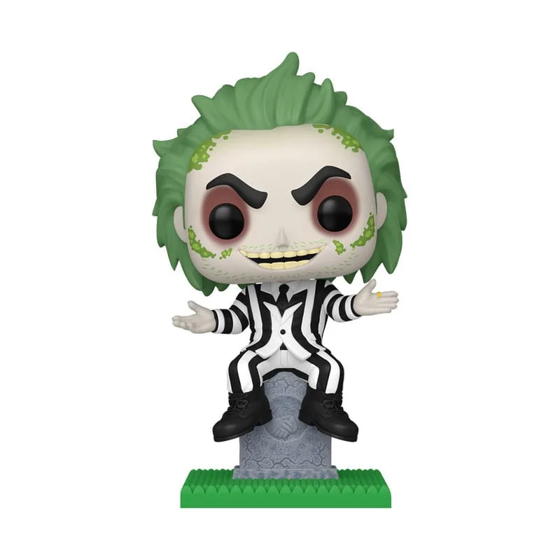 Beetlejuice POP Plus Vinyl Figure – With Tombstone 9 cm