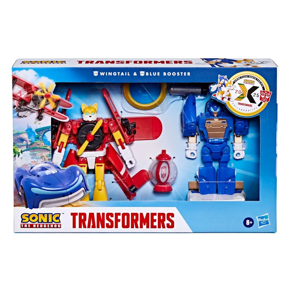 Sonic x Transformers Figures – Wingtail and Blue Booster 12.7 cm 5