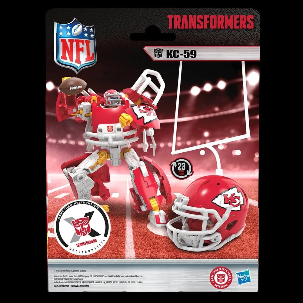 Transformers x NFL Action Figure – Kansas City Chiefs KC-59 14 cm 13