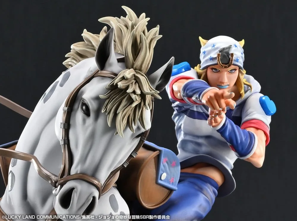 JoJo’s Steel Ball Run Statue – Johnny Joestar and Slow Dancer 30 cm 3