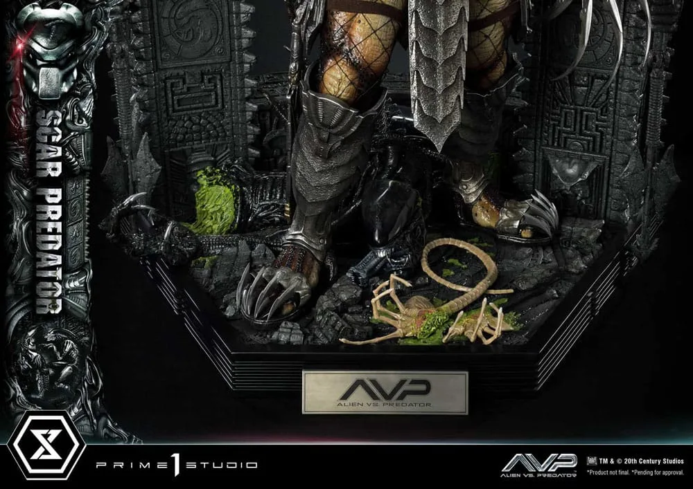 Alien vs Predator Statue – Scar Predator 1/3 93 cm 20