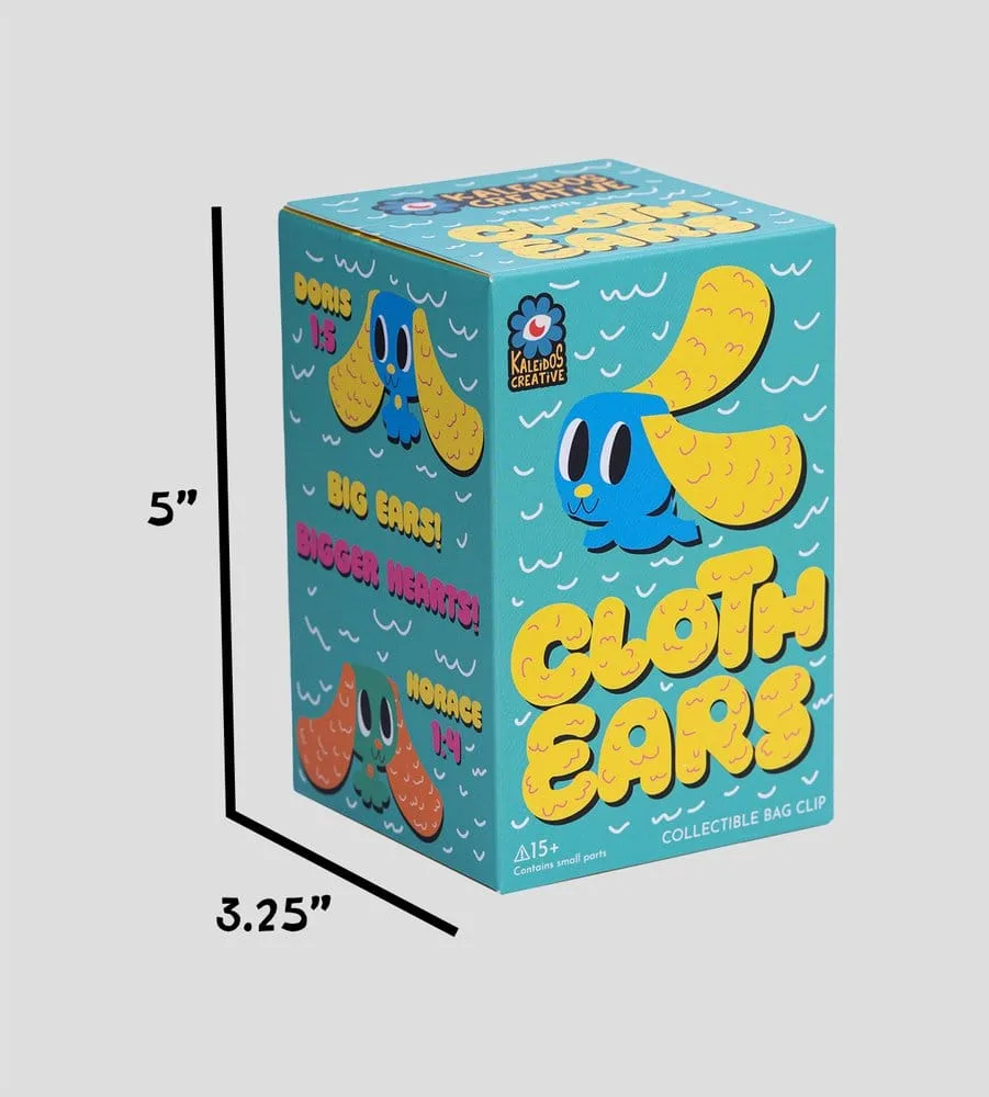 Cloth Ears Bag Clips – Blind Box Display of 4 13 cm 3