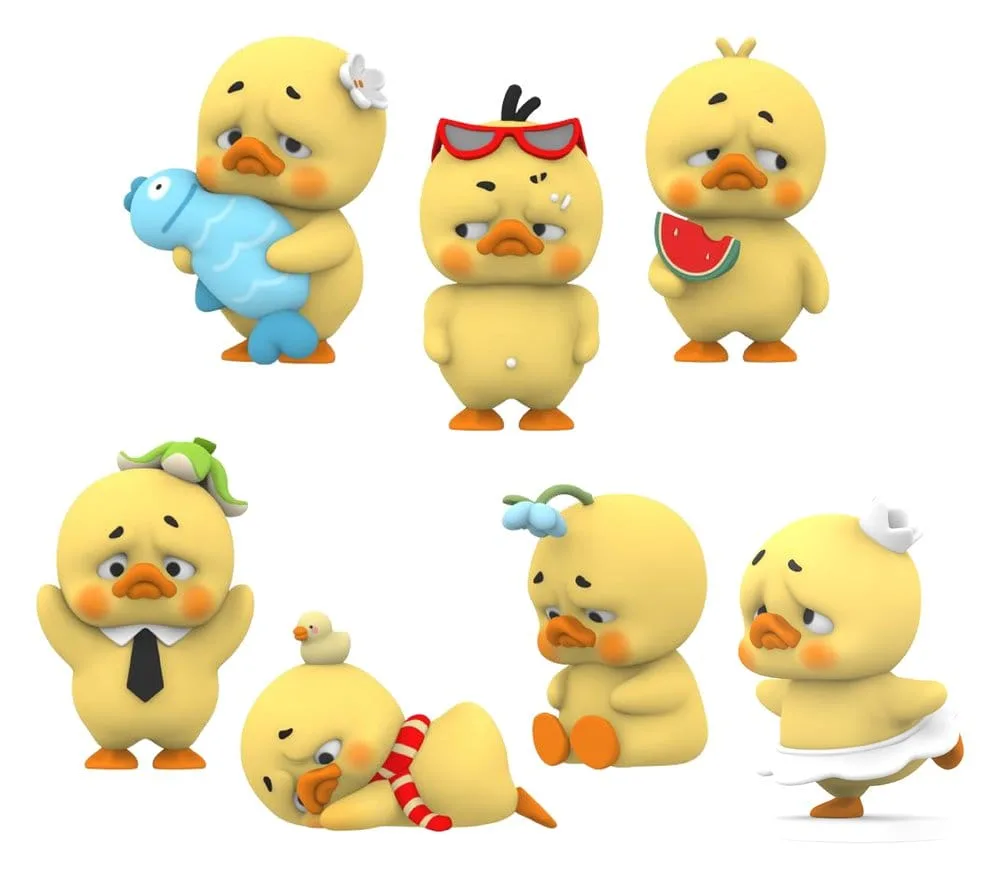 Upset Duck Plush Figures – Stop the Spiral Blind Box Display of 6 2
