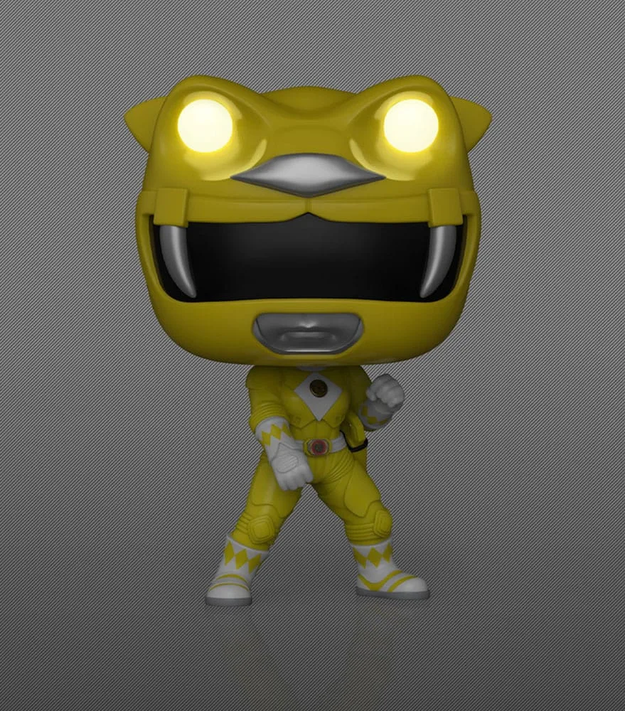 Power Rangers Pop Vinyl Figure – Yellow Ranger Glow in the Dark 9 cm 2