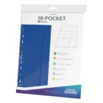 Ultimate Guard Binder Pages – Blue 18-Pocket Side-Loading 10-Pack 1