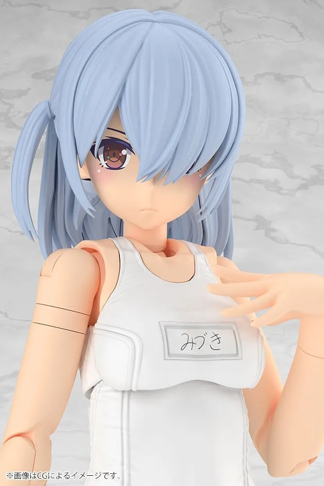 Frame Arms Girl Modellbausatz – Mizuki weißer Schulbadeanzug 16 cm 12
