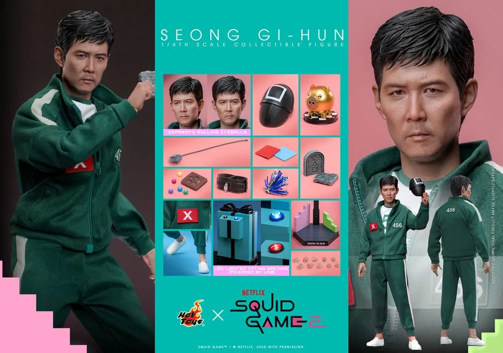 Squid Game 2 Action Figure – Seong Gi-hun 30 cm 21