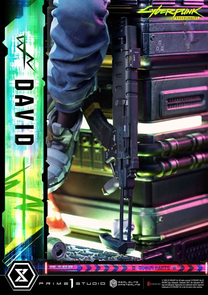 Cyberpunk: Edgerunners Statue – David Deluxe Bonus 58 cm 7