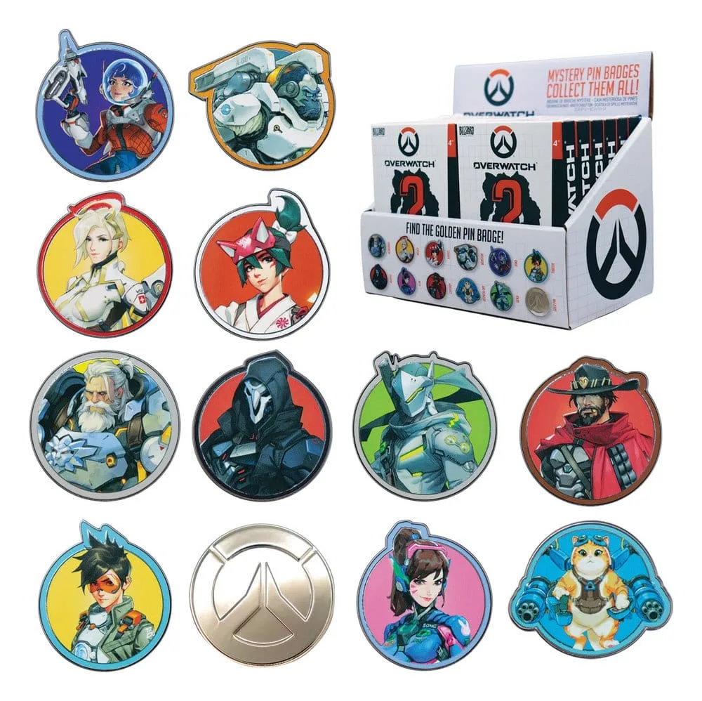Overwatch Mystery Pin Badges – 12 Blind Box Display 16