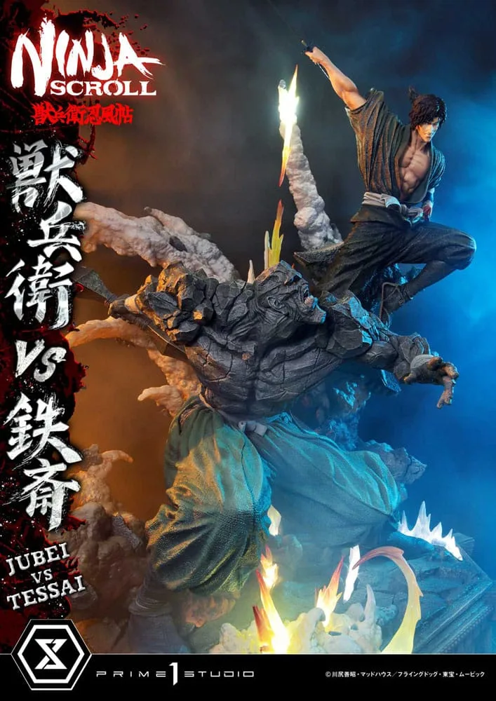 Ninja Scroll Statue – Jubei vs Tessai Deluxe Bonus 101 cm 17