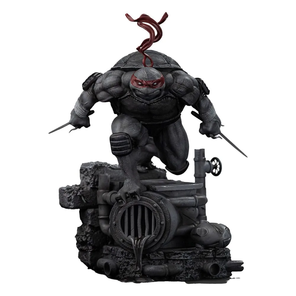 TMNT Art Scale Statue – Raphael Black and White 26 cm