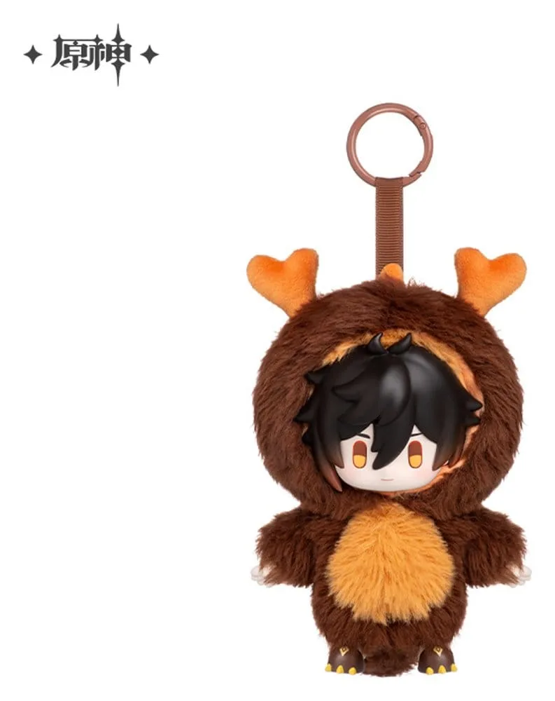 Genshin Impact Vinyl Plush Keychain – Winter Nesting Zhongli 15 cm