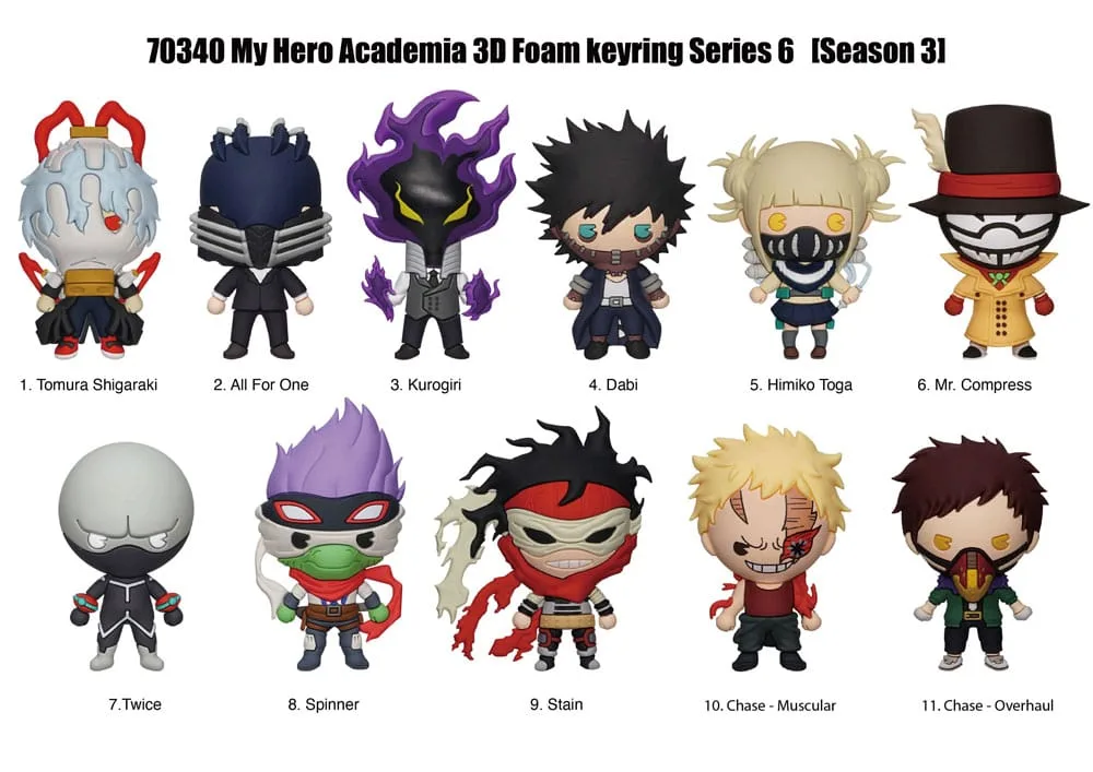 My Hero Academia Tashangers – Series 6 Display 24 stuks 2