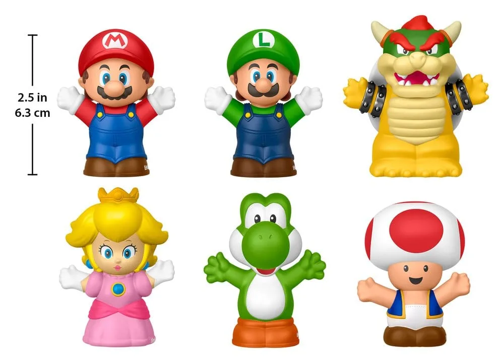 My Mario Mini Figures – Little People Collector 6-Pack 7 cm 8