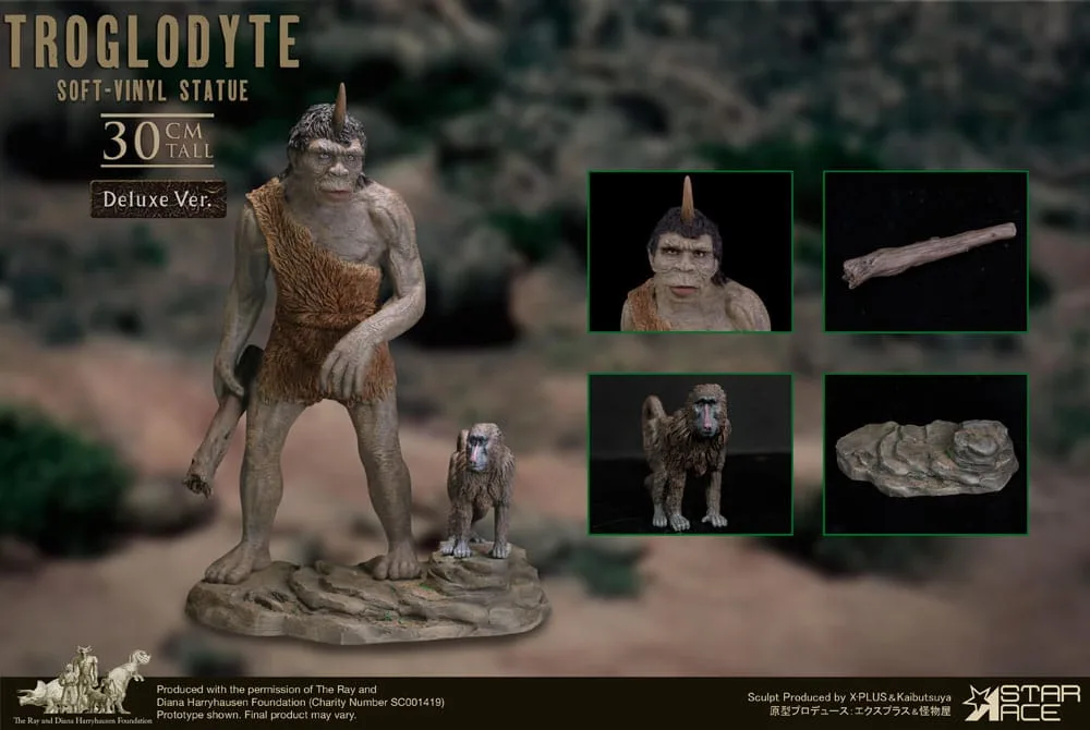 Ray Harryhausen Statue – Troglodyte Deluxe 30 cm 6