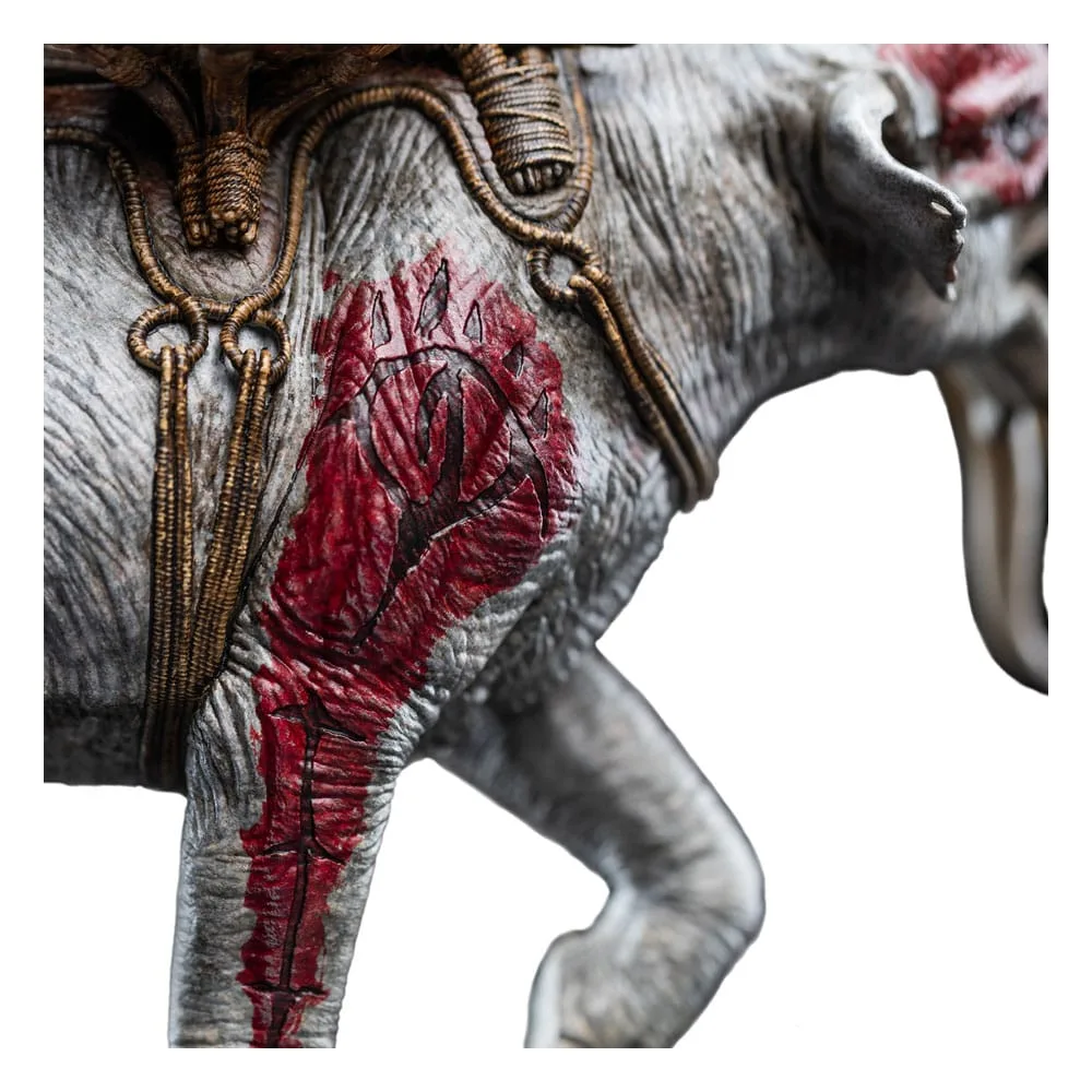 Lord of the Rings Mini Statue – Mumak in Battle 17 cm 4