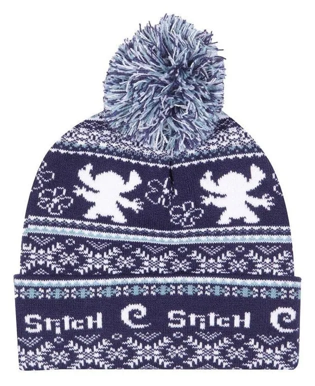 Lilo & Stitch Pom-Pom Beanie – Fair Isle