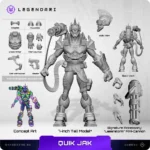 Legendari Action Figure – Quik Jak 1/10 Scale 18 cm 4
