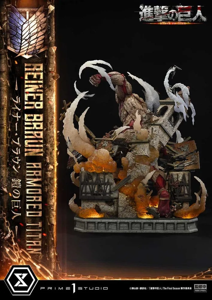 Attack on Titan Diorama Statue – Reiner Braun Armored Titan 75 cm 8