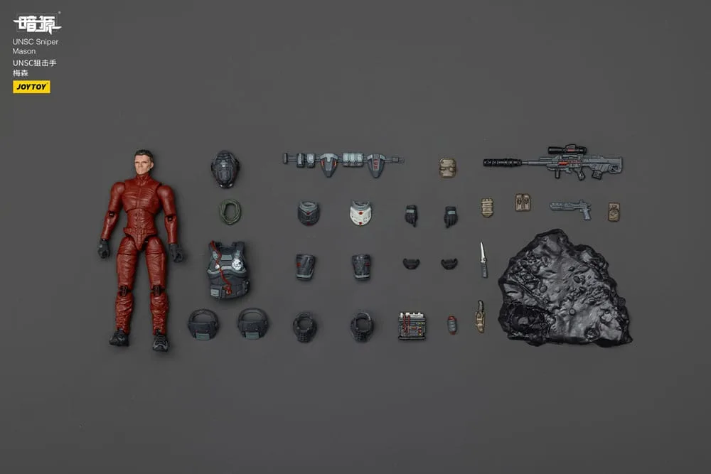 UNSC Dark Source Action Figure – Sniper Mason 7 cm 10