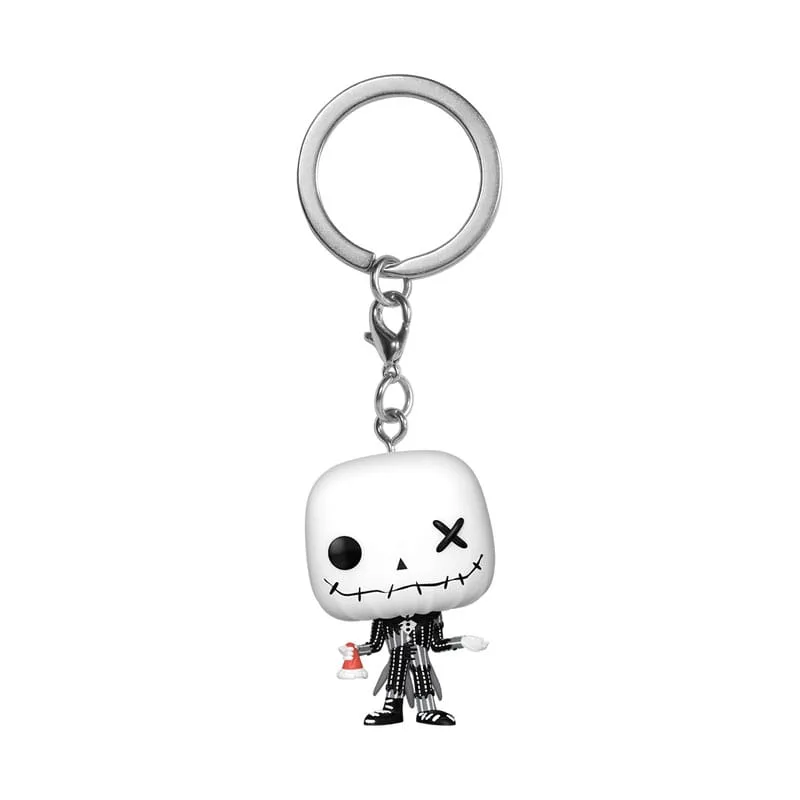 Nightmare Before Christmas Keychain Display – Patchwork Jack 4 cm