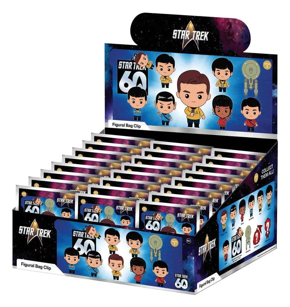 Star Trek PVC Bag Clips – Series 1 24-Pack Display