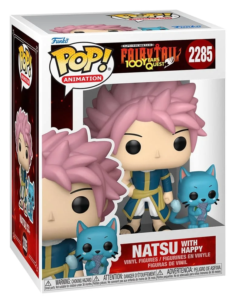 Fairy Tail 100 Years Quest Pop Figure – Natsu and Happy 9 cm 2